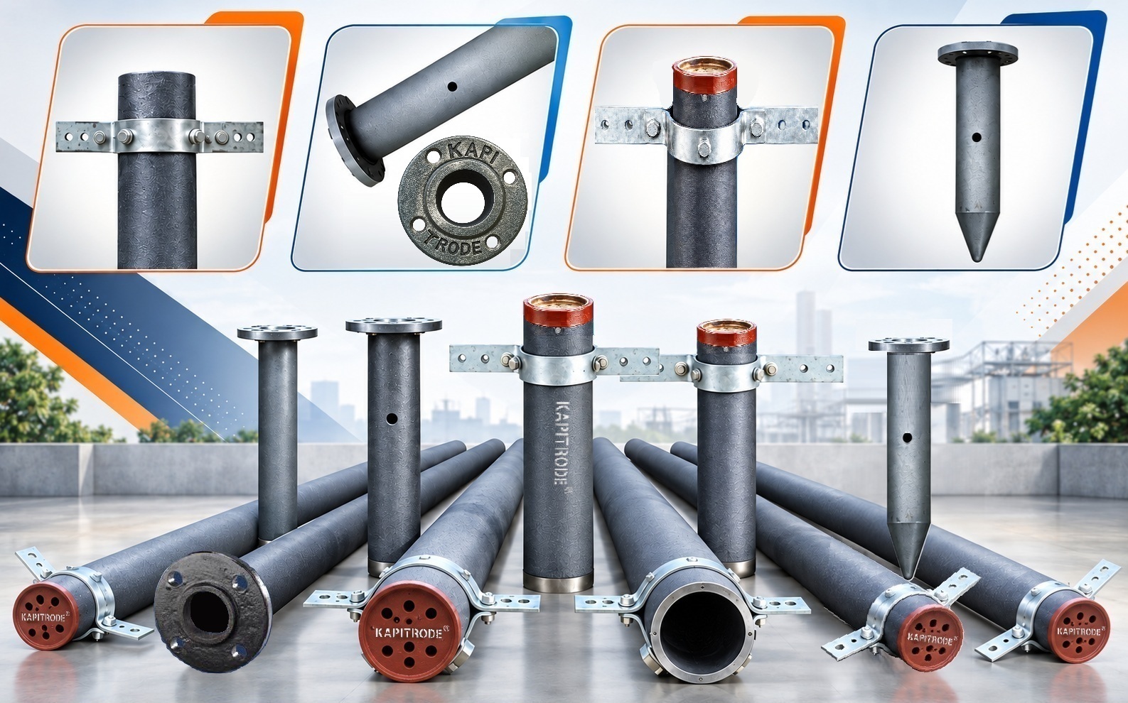 KAPITRODE Range - Earthing Electrodes
