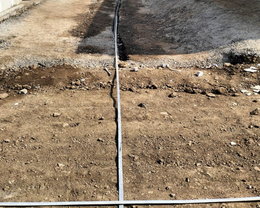 Stripped or Wires Earthing